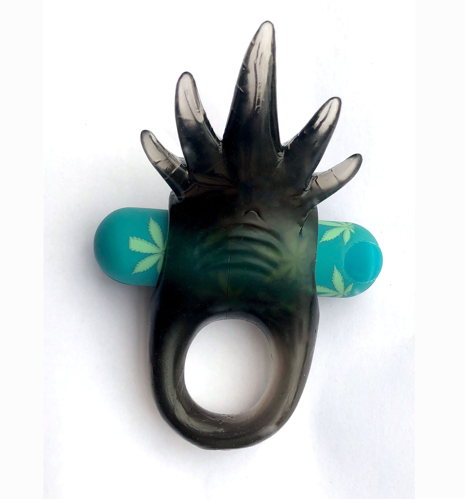 Ziggy Pot Leaf USB Rechargeable Vibrating Erection Enhancer Ring - 420 Series image 0 Ziggy Pot Leaf USB Rechargeable Vibrating Erection Enhancer Ring - 420 Series - Image 1