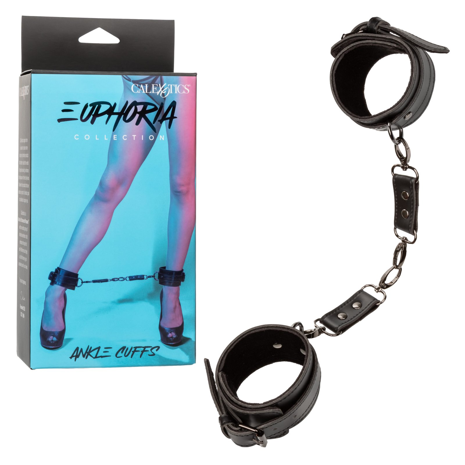 Euphoria Collection Ankle Cuffs - Black image 0 Euphoria Collection Ankle Cuffs - Black - Image 1