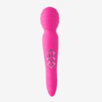 Zoe Twisty Dual Vibrating Pleasure Wand - Pink - Image 6