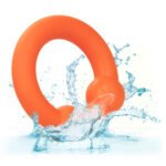 Alpha Liquid Silicone Dual Ball Ring - Orange Orange - Image 6