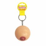 Super Fun Key Chain, Squishy Boob - Sold in 6pk