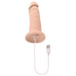 6 Inch Girthy Vibrating Dong - Light - Image 2