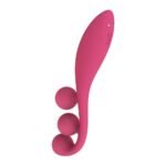 Tri Ball 1 Lay on Vibrator - Red - Image 3
