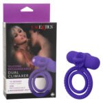 Silicone Rechargeable Dual Climaxer - Purple - Image 3