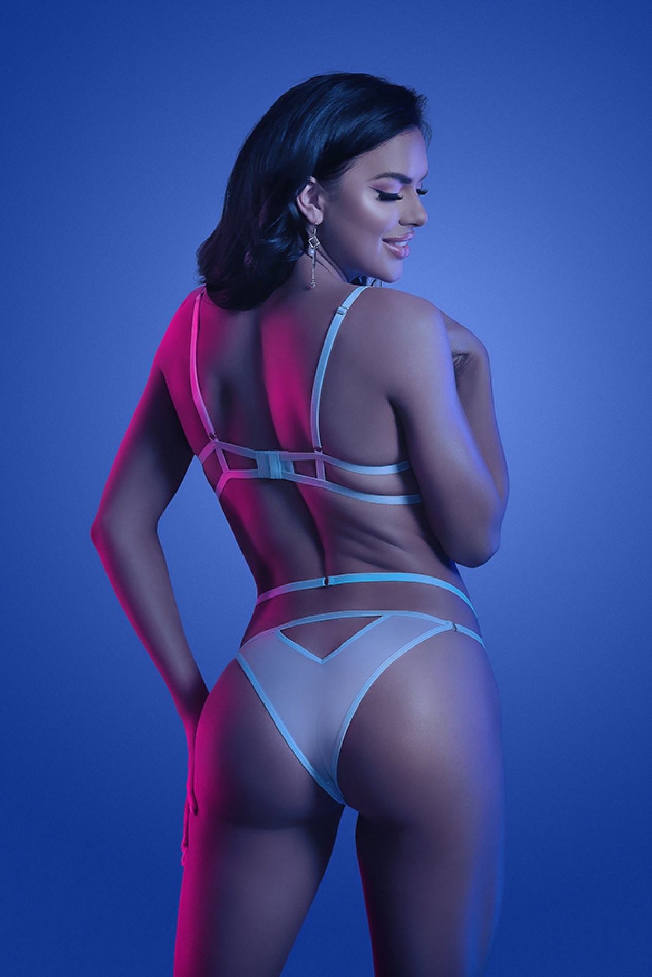 Prismatic Bra and Panty - Medium/large - Light Blue image 0 Prismatic Bra and Panty - Medium/large - Light Blue - Image 1