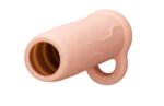 Performance 4.25 Inch Enhancement Sleeve - Beige - Image 3