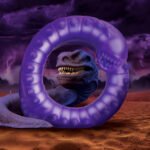 Slitherine Silicone Cock Ring - Purple - Image 7