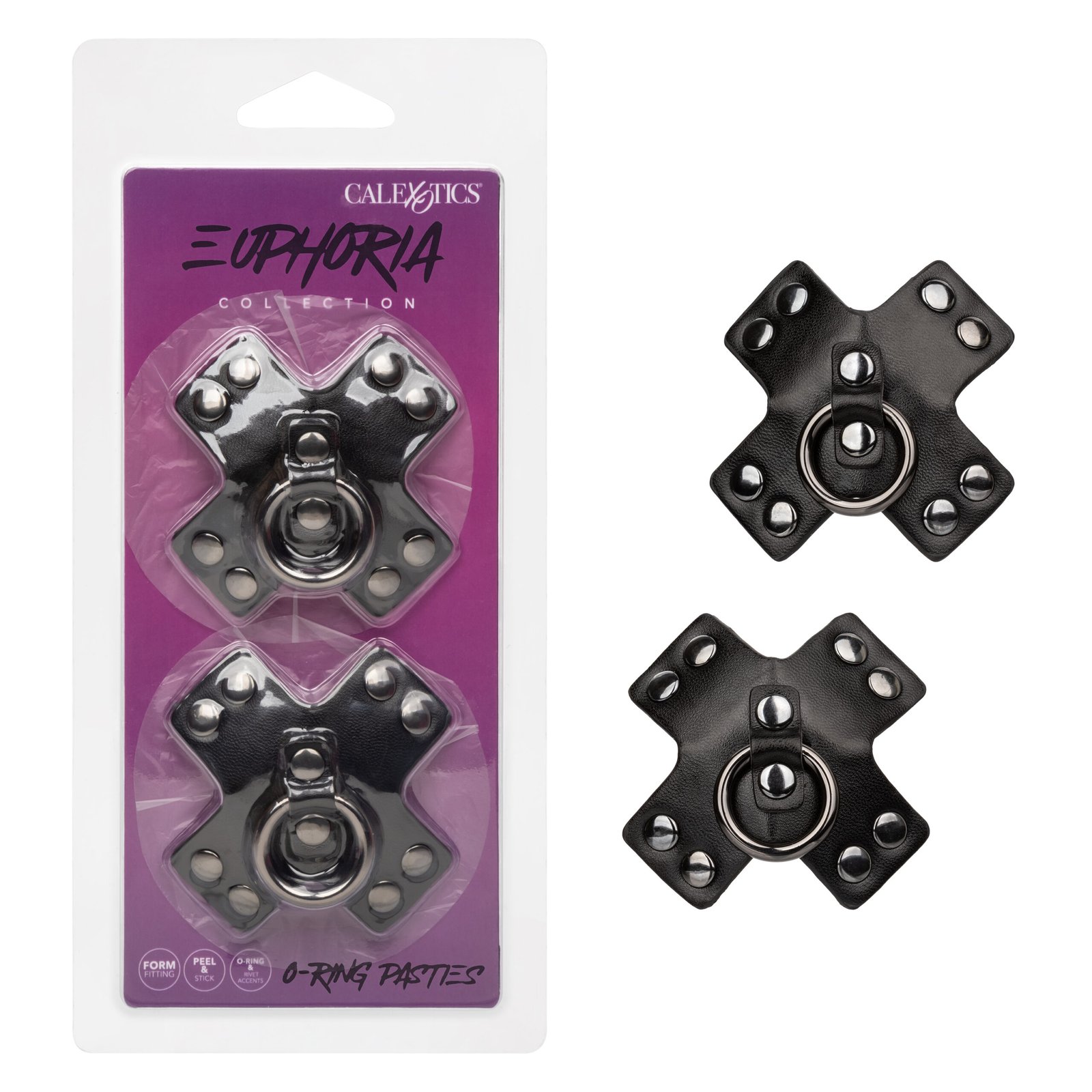 Euphoria Collection O-Ring Pasties - Black image 0 Euphoria Collection O-Ring Pasties - Black - Image 1