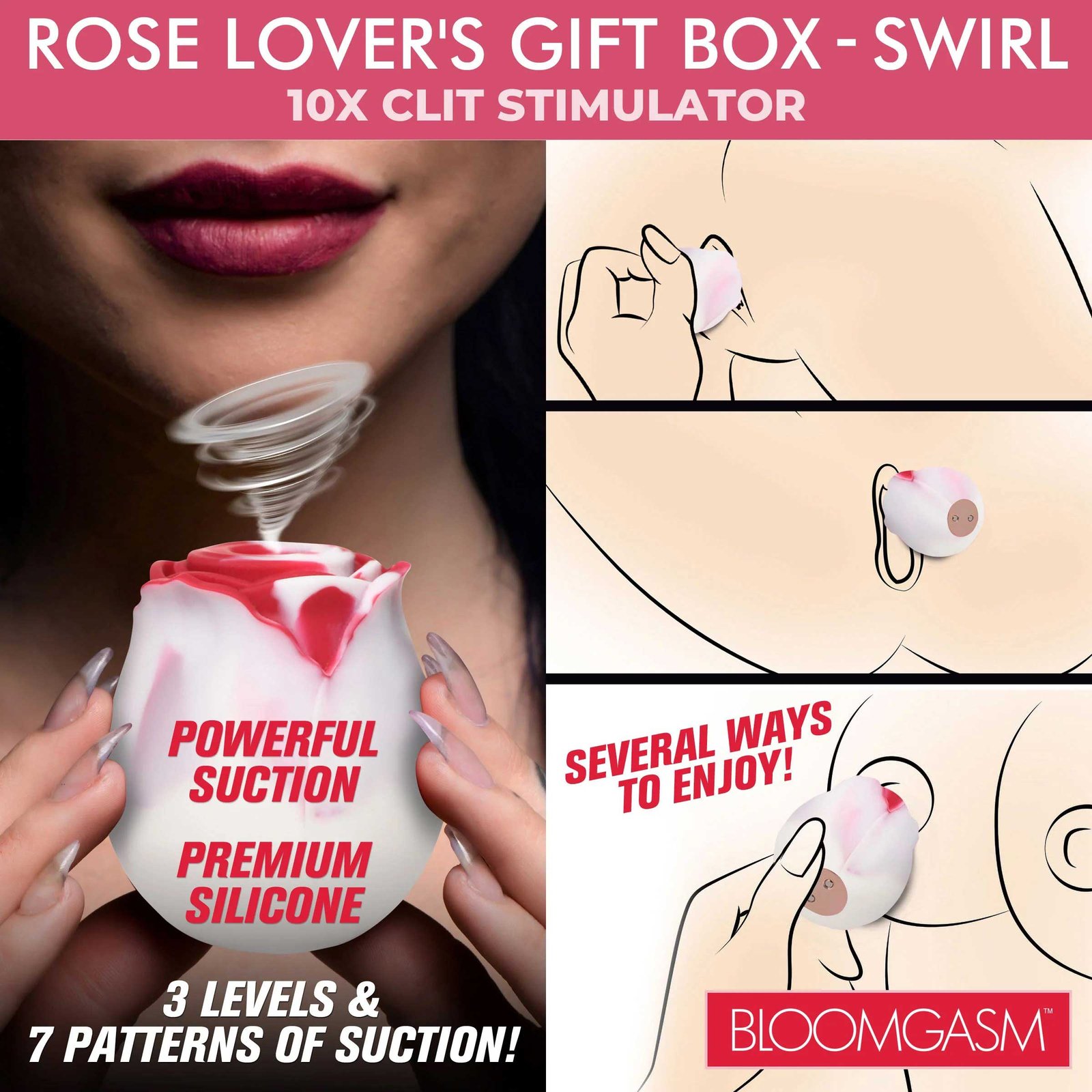 The Rose Lover's Gift Box Bloomgasm - Swirl image 0 The Rose Lover's Gift Box Bloomgasm - Swirl - Image 1