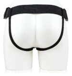 Vibrating Hollow Strap-on No Balls 8 Inch - Flesh - Image 5