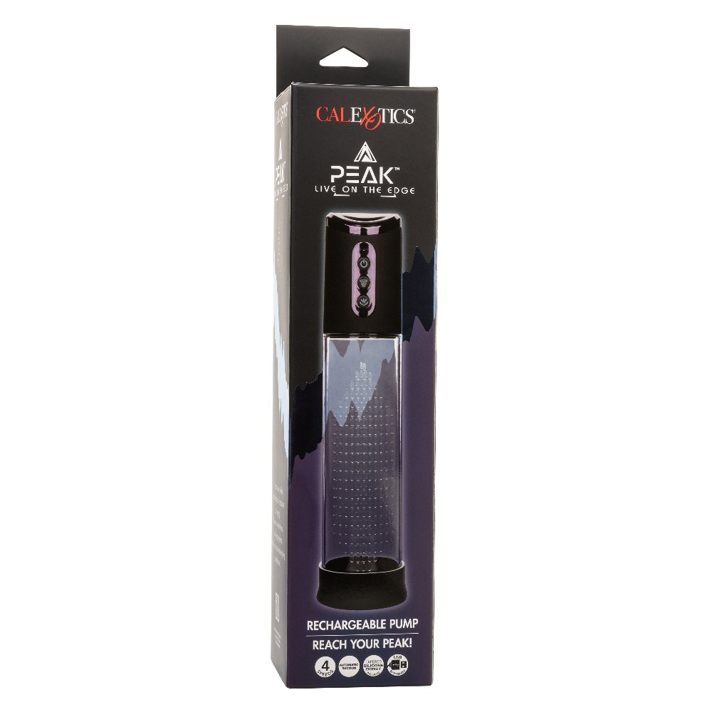 Peak Rechargeable Pump - Black/clear image 0 Peak Rechargeable Pump - Black/clear - Image 1