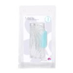 Aster Vibrating Male Masturbator With Bullet - Clear - Image 3
