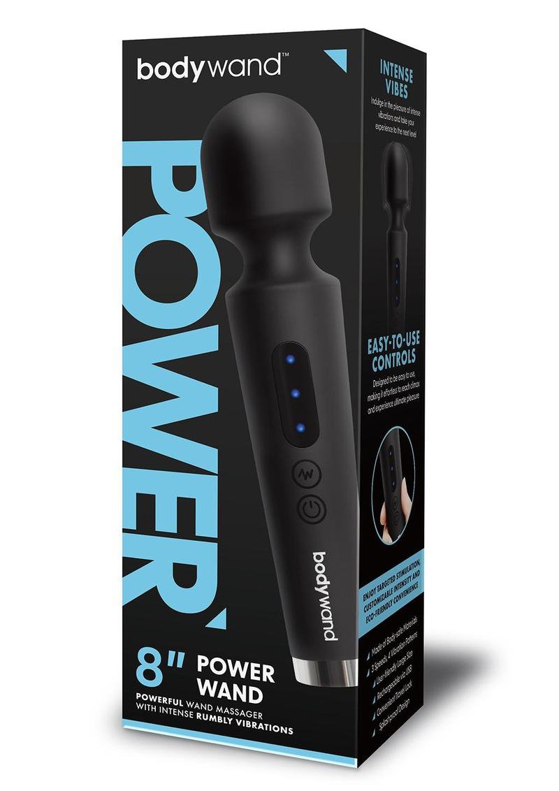 Bodywand 8 Inch Power Wand - Black image 0 Bodywand 8 Inch Power Wand - Black - Image 1