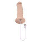 7 Inch Girthy Vibrating Dong - Light - Image 4