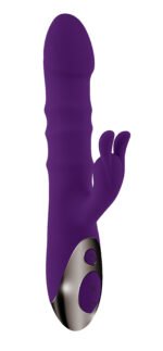 Playboy Pleasure - Hop to It - Rabbit Vibrator - Dark Purple - Image 8