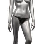 Radiance Crotchless Thong - One Size - Black - Image 2