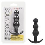 Boundless Vibrating X5 Beaded Plug - Black - Image 2