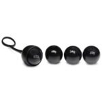 Cock Dangler Silicone Penis Strap With Weights -  Black - Image 5