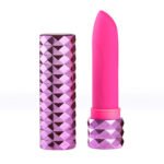 Roxie Crystal Gem Lipstick Bullet Vibrator - Pink - Image 7
