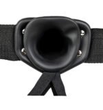 Hollow Strap-on Without Balls 6 Inch - Black - Image 3