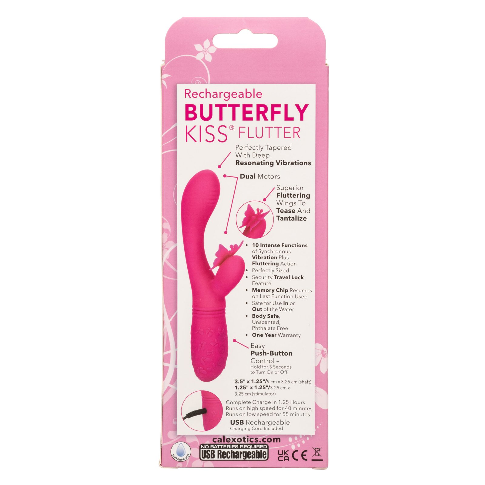 Rechargeable Butterfly Kiss Flutter - Pink image 0 Rechargeable Butterfly Kiss Flutter - Pink - Image 1