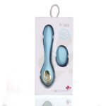 Harmonie Rechargeable Remote Silicone Bendable Vibrator - Teal - Image 4