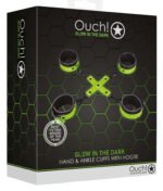 Hand and Ankle Cuffs With Hogtie - Glow in the  Dark