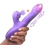 Pro-Thrust Max 14x Thrusting and Pulsing Silicone Rabbit - Purple - Image 7