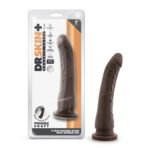 Dr. Skin Plus - 9 Inch Posable Dildo - Chocolate - Image 7