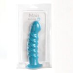 Kendall Silicone Dong Swirled Satin Finish - Neon  Blue - Image 2