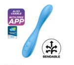 Satisfyer G-Spot Flex 4 Connect App - Multi Vibrator - Blue - Image 5