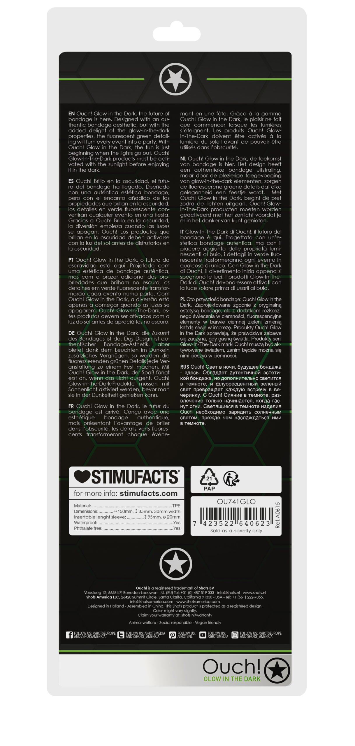 Swirl Stretchy Penis Sleeve - Glow in the Dark image 0 Swirl Stretchy Penis Sleeve - Glow in the Dark - Image 1