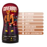 Coverboy - Manny the Fireman - Self Lubricating  Stroker - Tan - Image 6