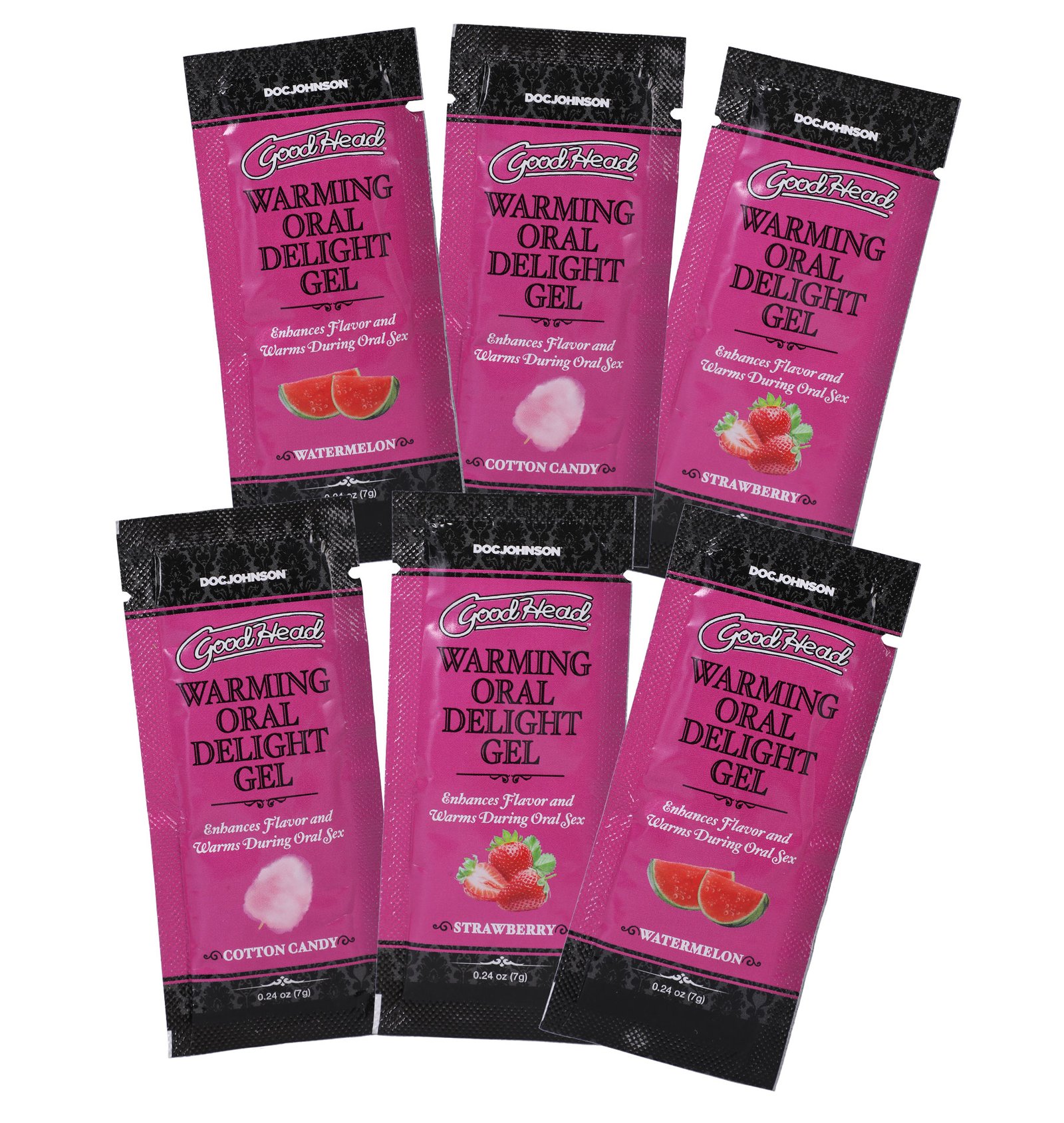 Goodhead - Warming Head Oral Delight Gel - 6 Pack - 0.24 Oz image 0 Goodhead - Warming Head Oral Delight Gel - 6 Pack - 0.24 Oz - Image 1
