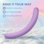 Play With Me Silicone Double Ended Vibrator - Purple - Image 4