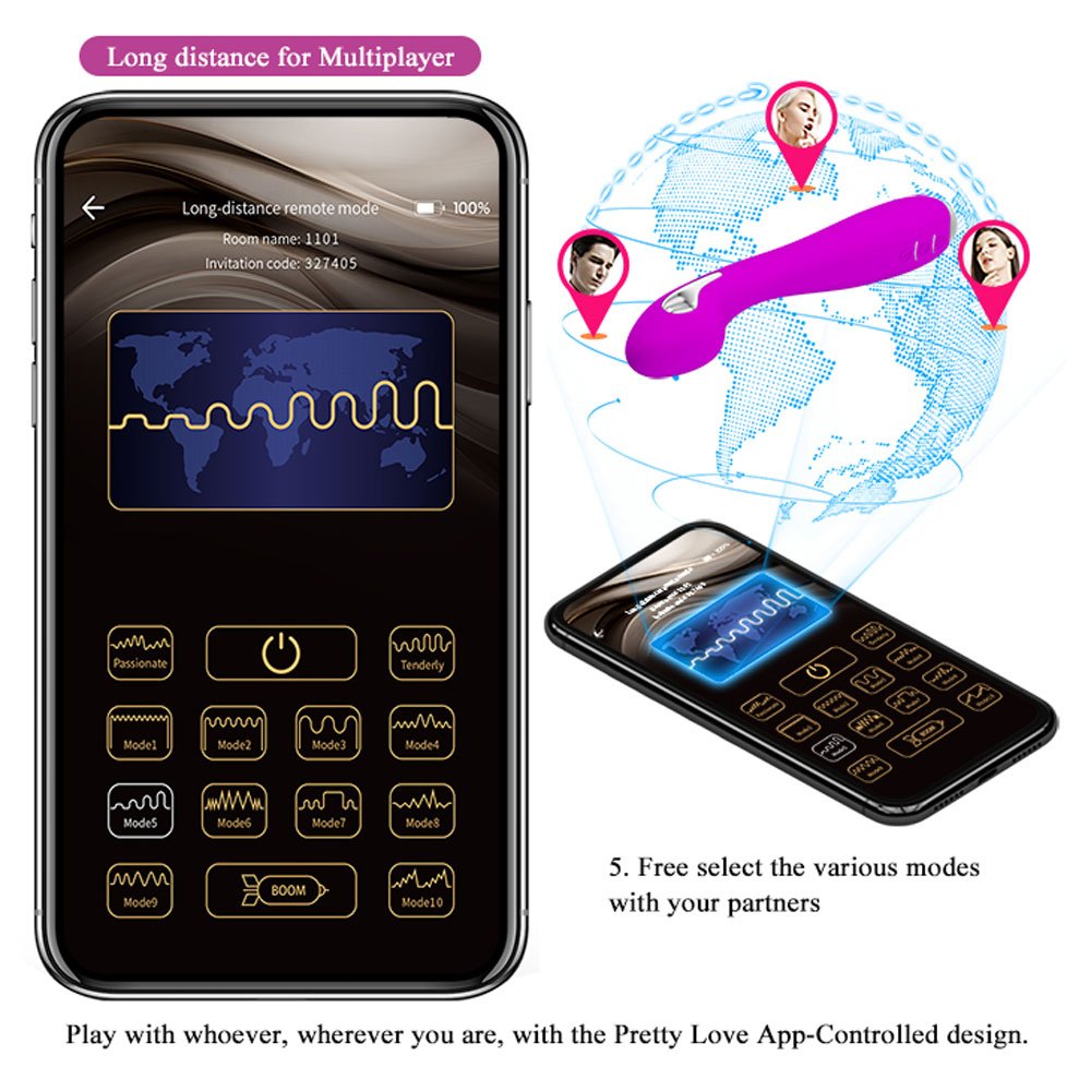 Pretty Love Hector Global Remote Control Series - Purple image 0 Pretty Love Hector Global Remote Control Series - Purple - Image 1