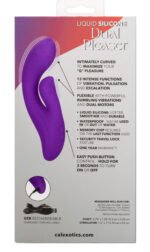 Stella Liquid Silicone Dual Pleaser - Purple - Image 2
