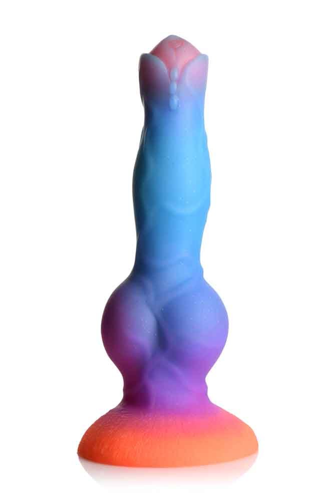 Space Cock Glow-in-the-Dark Silicone Alien Dildo image 0 Space Cock Glow-in-the-Dark Silicone Alien Dildo - Image 1