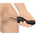 10x Vibrating Penis Head Teaser With Urethral Sounds - Black - Image 6