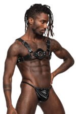 Libra Leather Harness - Black - Image 3