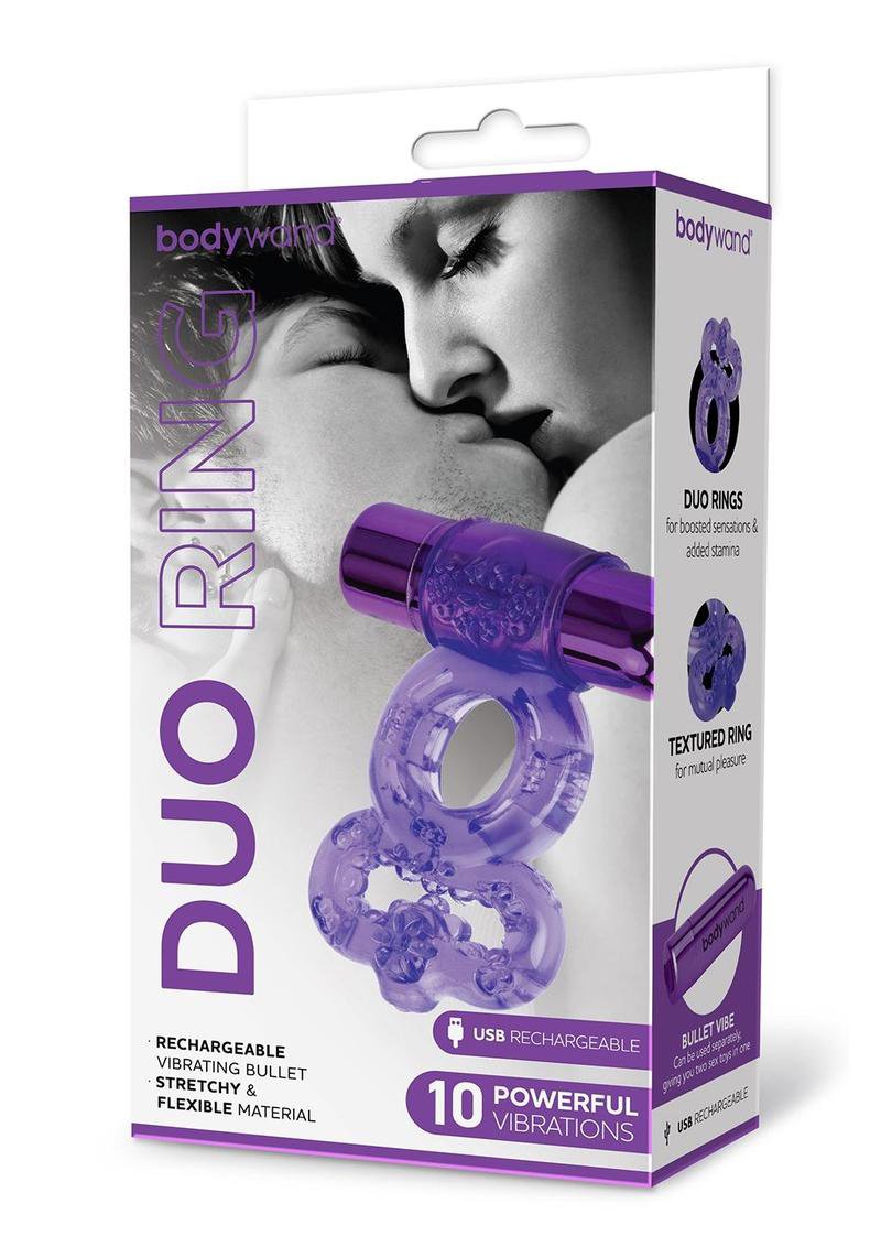 Bodywand Rechargeable Duo Ring - Purple image 0 Bodywand Rechargeable Duo Ring - Purple - Image 1