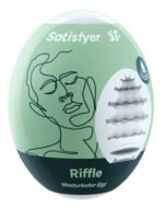 3 Pc Set Masturbator Egg - Riffle - Light Green - Image 3