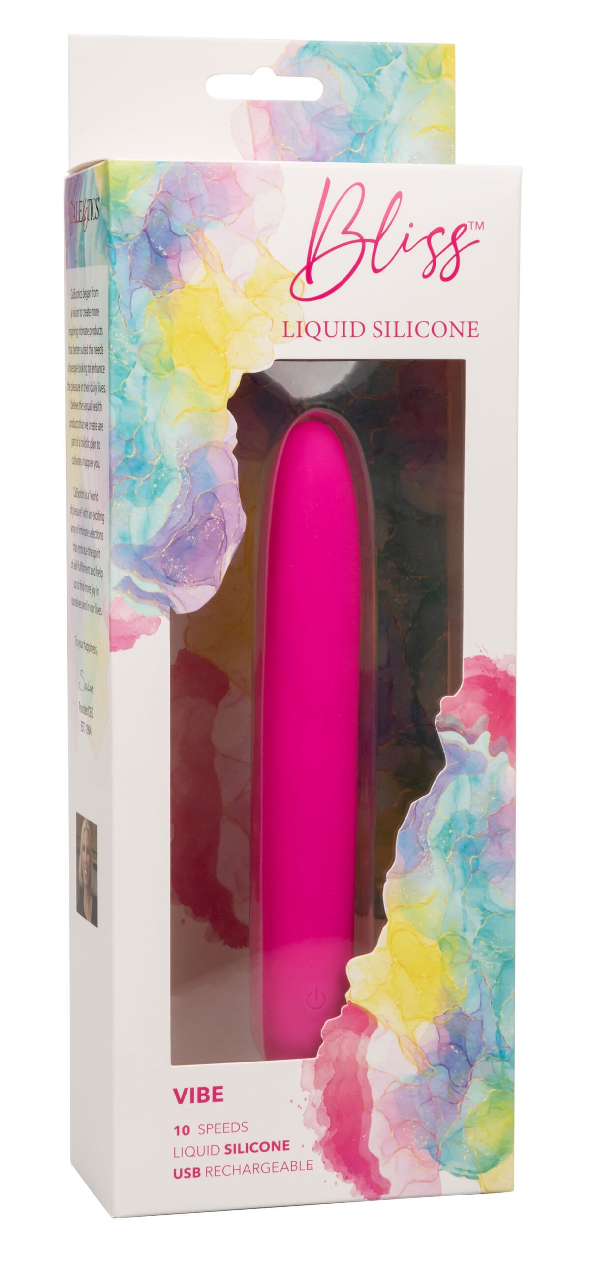 Bliss Liquid Silicone Vibe - Pink image 0 Bliss Liquid Silicone Vibe - Pink - Image 1