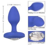 Cheeky Gems - Medium Rechargeable Vibrating Probe  - Blue - Image 2