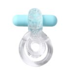 Jayden Vibrating Erection Enhancer Ring - Clear - Image 4