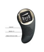 Nathan Double Pleasure Remote Control Vibrator - Black - Image 5