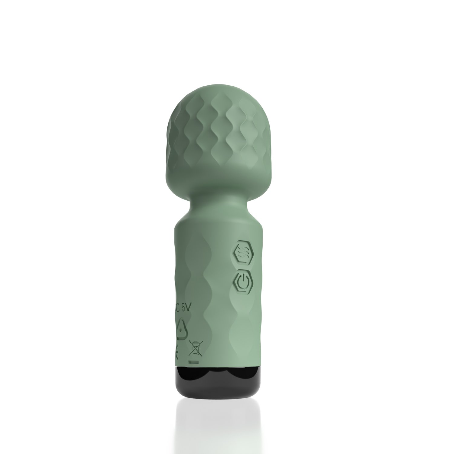 Screaming O Cuties Winny Vibrating Mini Wand - Sage Green image 0 Screaming O Cuties Winny Vibrating Mini Wand - Sage Green - Image 1