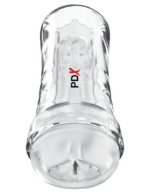 Pdx Extreme Wet Pussies Super Luscious Lips Self-Lubricating Stroker - Frosted - Image 3