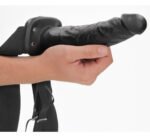 Hollow Strap-on Without Balls 8 Inch - Black - Image 8