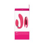 Jeni C-Shaped Dual Motor Vibe With Remote - Pink - Image 2